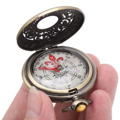 Outdoor Brass Compass Portable Waterproof Pocket Navigation Camping Hiking Tool*