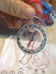 🔥 Suunto A-10 Partner II Compass A10 Hiking Scouting School SMALL BUBBLE🔥