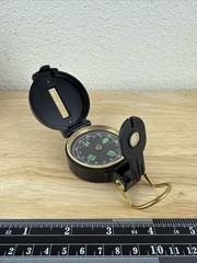 Unbranded Compact Directional Lensatic Compass Engineer Camping Fieldwork