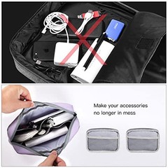 Universal Electronics Accessories Bag Pouch, 2-Pack Portable Soft Carrying