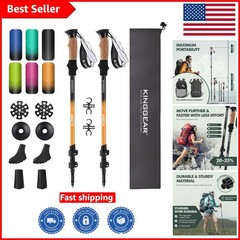 Lightweight 7075 Aluminum Nordic Walking Sticks – Adjustable Trekking Poles
