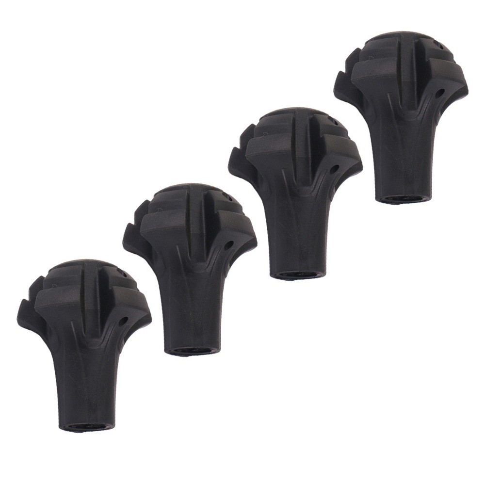 4 Pcs Hiking Pole Foot Pads Trekking Poles Accessories Tip Covers Walking Stick