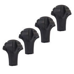 4 Pcs Hiking Pole Foot Pads Trekking Poles Accessories Tip Covers Walking Stick