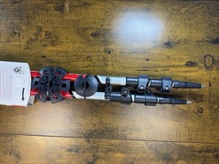 Yukon Charlie’s Pro Trekker Aluminum Trekking Poles All Season Adjustable Red Ne