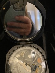 Military M2 Compass Black USED For Parts THS Charvoz 56-0626