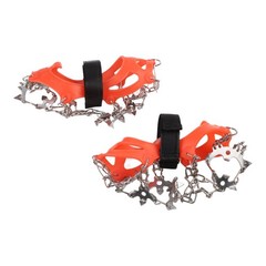 18 Tooth Stainless Steel Ice Crampons for Hiking Climbing and Snow Walking
