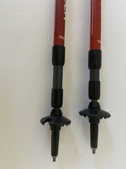 Leki Voyager Trekking Poles Red & Black – Size 110-145 cm – Gently Used