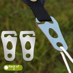 Outdoor Triangle Guy Line Adjuster Stainless Steel Buckle for Tarp and Awning