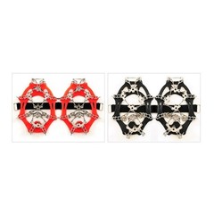 Stainless Steel 18 Spike Ice Crampons for Outdoor Snow Hiking and Climbing