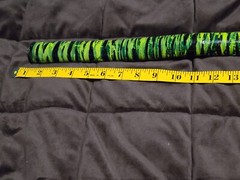 51″ Hand Crafted Elm Wood Walking Stick/Staff(SONIC NIGHT DESIGN/GLOW IN DARK