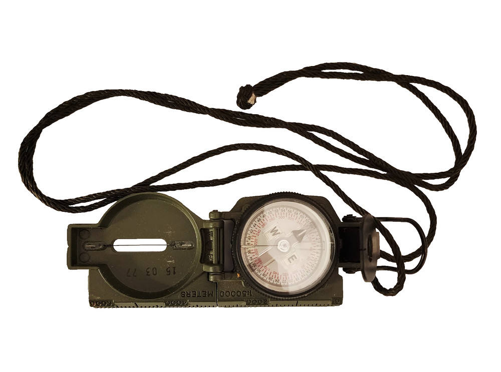 Cammenga Model 3H USGI Military Issue Tritium Lensatic Compass USA Made – OD #1