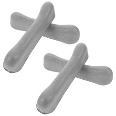 4Pcs Reusable Tpr Crutch Armpit Cushion Pads Underarm Protection Grey
