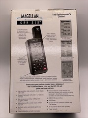 Magellan 12 Channel GPS 315 Navigator Navigation Power Tested NOB
