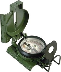 Phosphorescent Waterproof Lensatic Compass for Hiking, Camping, Survival & Navig