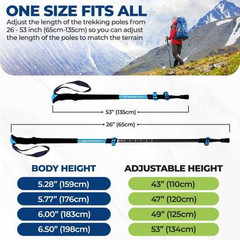 Yatta Life Adventure Pro Trekking Poles Yatta Life Adventure Pro Trekking Poles