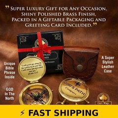 God’s Path Compass Gift for Men & Boys – Inspirational