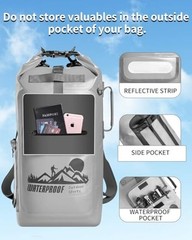 Dry Bag Backpack 20L Grey