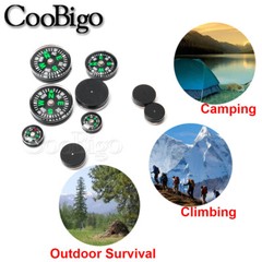 25X Dia.12mm~25mm Mini Button Compass Portable Liquid-filled Outdoor Sport Tool