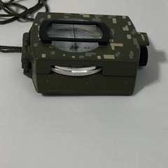 Aluminum Military Prismatic Sighting Compass With Case Digital Camo Design