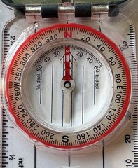 NEW Stansport Multi-function Compass with Mirrored Cover