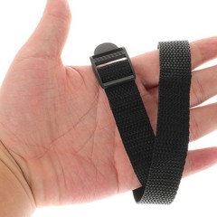 12Pcs Durable Nylon Cane Wrist Straps for Walking Sticks Hiking Poles Black