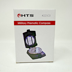 HTS Military Prismatic Compas NIB #221CO