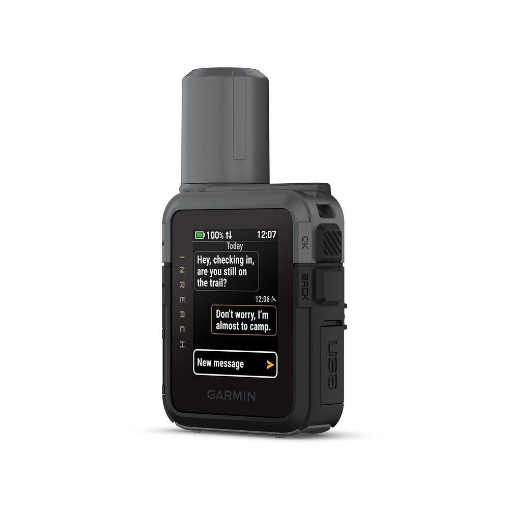 Garmin inReach® Mini 3, Rugged Compact Global Satellite Communicator with Color