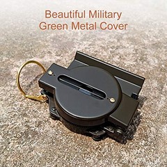 Multifunctional Military Compass, Amy Green, Waterproof and Shakeproof,