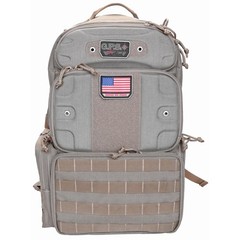 GPS Tactical Range Backpack Tall Tan 1000D Nylon 11-Pocket MOLLE GPS-T1913BPT