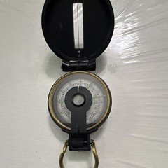 Blake Engineer Directional Hinged Lensatic Compass w/ Sighting Line Black/Gold