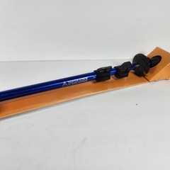 Single Trekking Pole Blue 4.5′ Adjustable Collapsible Hiking Walking Stick