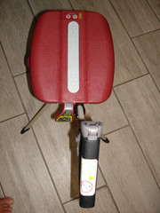 STEP2GOLD Ta-Da Chair Series 2 PRO Portable Walking Stick Cane w/ Seat RED