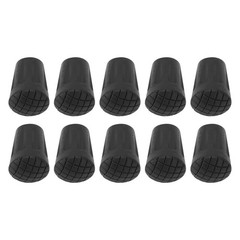 10pcs Hiking Pole Feet Cover Durable Rubber For Enhanced Stability Premium