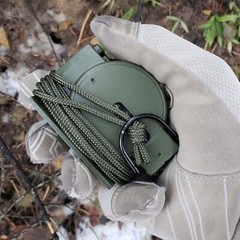 Scout™ Lensatic Compass – Traditional Phosphorescent Military Style with Nylon C