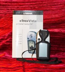 Garmin eTrex Vista with Lanyard, Neoprene Case and Original Manual, Works