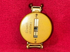 Lensatic Engineer Metal Flip Liquid Compass Japan