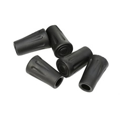 Trekking Pole Tip Replacement 5pcs Rubber Covers for Camping and Hiking Use