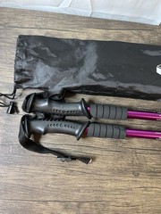 Aihoye Hiking Trekking Poles Purple Lightweight Antishock Backpacking GentlyUsed