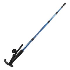 2 Telescopic Walking Sticks Lightweight Adjustable For Hiking Outdoors