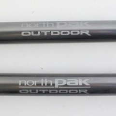 Northpak Outdoor Lock Adjustable Trekking Poles Cork Grip Basket Rubber Tip
