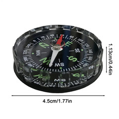 1x Compass Portable Pocket Outdoor Camping Hiking Guider Survival Navigation