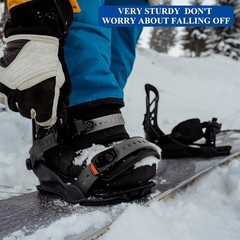 4 Pcs 18″ Classic Snowshoe Strap Kit Black about 18 inches/ 46 cm, black