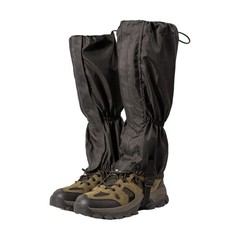 Adjustable Hiking Gaiters Boot Cover Anti Slip Elastic Middle Cord 135g