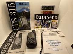 Magellan 12 Channel GPS 315 Navigator Navigation Power Tested NOB