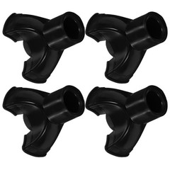 4Pcs Reusable Rubber Cane Tips Walking Stick Ends Trekking Pole Covers