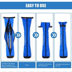 Portable Trekking Pole Carrying Bag Storage Bag Pouch with Zipper for Walking…
