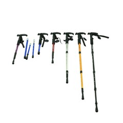 Trekking Poles Nordic Walking Hiking Sticks Anti-shock Adjustable Alpenstock