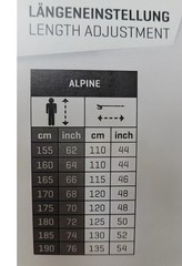 LEKI Nordic Walking Response Aluminum Series Black 135cm