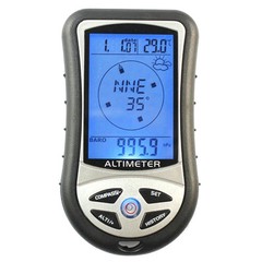 Protable Camping 8 In 1 Digital Compass Altimeter Barometer Thermometer