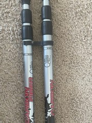SwissGear Carbon Fiber Adjustable Trekking Poles 2-Pack Black/Silver
